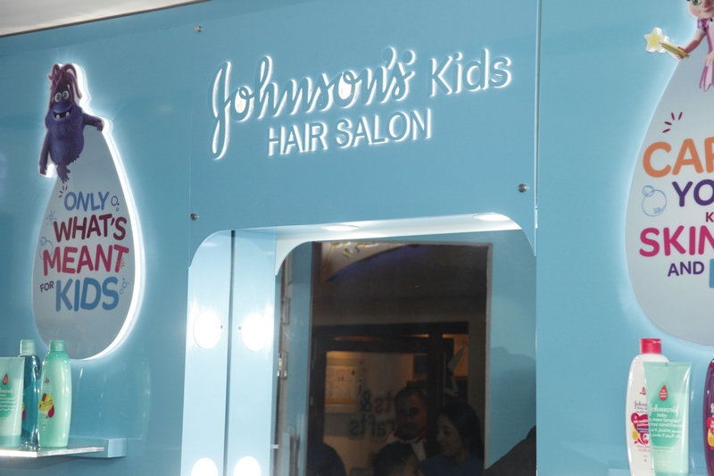 Launching of Johnson's Kids Hair Salon at KidzMondo
